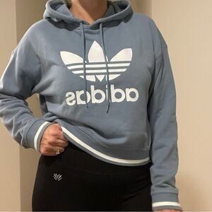 Adidas cropped hoodie, women’s size S